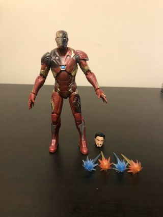 Marvel Legends Iron Man (civil War 3 - Pack) Loose Figure.  With Accessories.