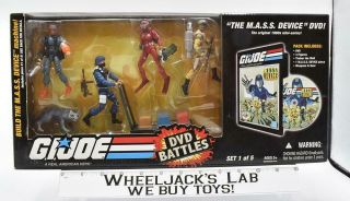Gi Joe Dvd Battles Set 1 Of 5 " The M.  A.  S.  S.  Device " Misb 2008 Hasbro