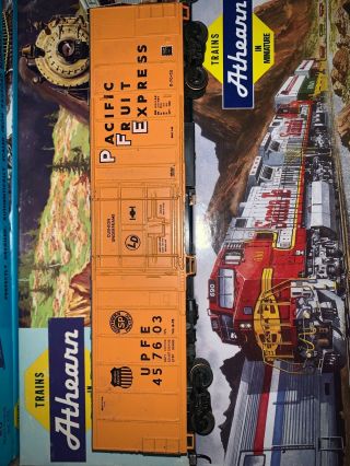 Collectible Vintage Athearn " Trains In Miniature " - Pacific Fruit Express