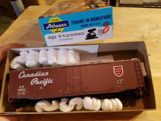 Ho Scale Train Kit W/box Canadian Pacific Cp 78000 Newsprint Service Kadees
