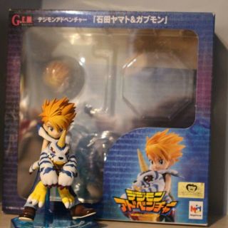 Megahouse Gem Series Digimon Adventure Yamato Ishida & Gabumon Figure Rare
