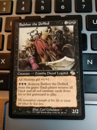 Balthor The Defiled - Judgement - Mtg - Magic The Gathering