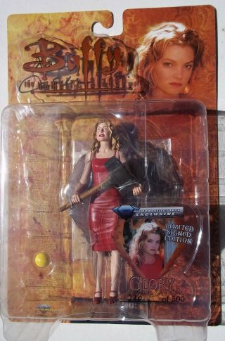Btvs.  Glory Action Figure.  Signed By Clare Kramer.  No.  230.  Ltd Edition Of 500.