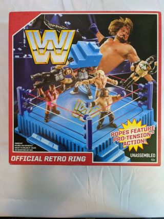 Mattel Wwe Official " Retro " Wrestling Ring