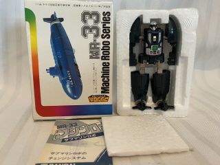 Mr - 33 Machine Robo Series Japan 1982 Gobots Bandai Us Navy Submarine Sticker