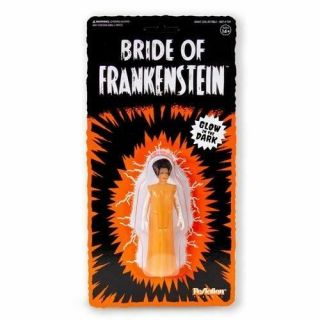 Universal Monsters Bride Of Frankenstein Glow In The Dark Reaction Figure - Nycc