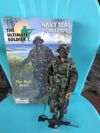 The Ultimate Soldier Navy Seal Jungle Ops 21st Century Action Figure Camouflage