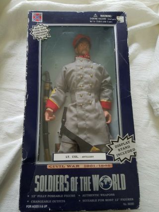 Rare Vintage 1998 Soldiers Of The World - Civil War Lt.  Col.  - Artillery