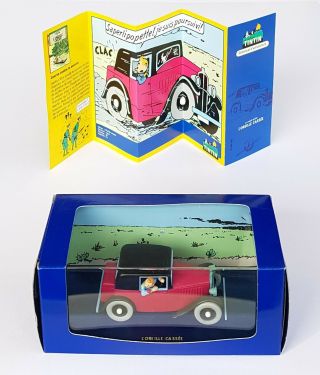 Voiture Car Tintin Atlas N°13 Le Coupe Spider Oreille Cassee Boite,  Certificat