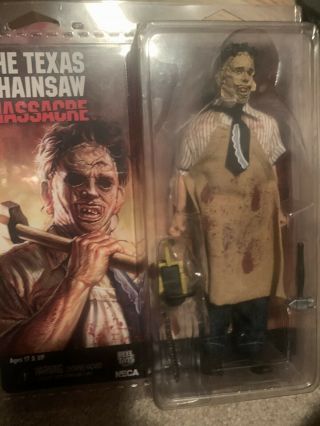 Neca Misp Texas Chainsaw Massacre Movie Leatherface Retro Clothed Action Figure