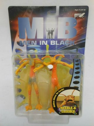 Mib Men In Black Neeble & Gleeble Alien Worms Action Figures 1997