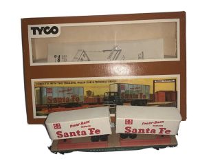 Vintage Tyco Ho Scale Piggyback Flat Car Set 348: Not Complete