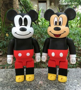 Medicom Be@rbrick Toy Bearbrick 400 Disney Mickey Minnie Mouse Action Figure