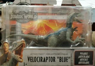 Jurassic World Attack Pack Velociraptor " Blue ".  Is.