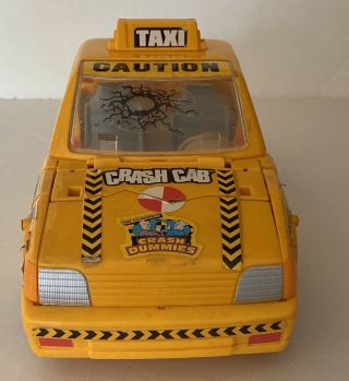 Incredible Crash Dummies by TYCO: Yellow Crash Cab Car 2