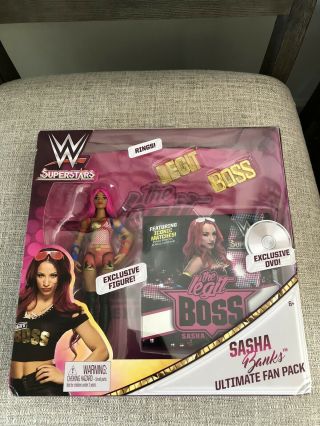 Wwe Superstars Sasha Banks Ultimate Fan Pack 2017 Action Figure With Dvd