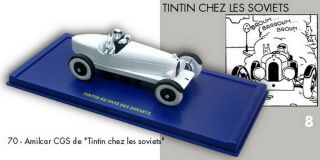 Voiture Car Tintin Atlas N°70 L 