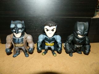 Jada Metals Batman 4 " Inch Figures 3 Different Versions 1 Price No Retail Boxes
