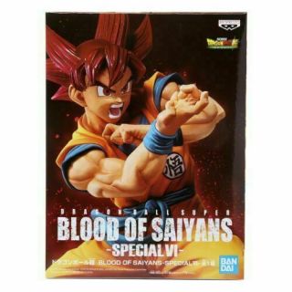 Banpresto Dragon Ball Blood Of Saiyans Special Ver.  6 Ss God Goku Figure