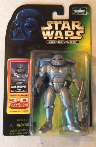 Star Wars Vintage Dark Trooper Potf Expanded Universe Action Figure 1998