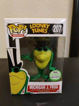 Sce Exclusive Looney Tunes Michigan J.  Frog 3.  75 " Vinyl Pop Figure Funko 207