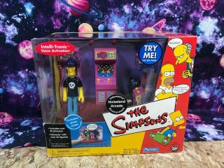 The Simpsons Noiseland Arcade Exclusive Jimbo Jones Playmates Toys Figures 2001
