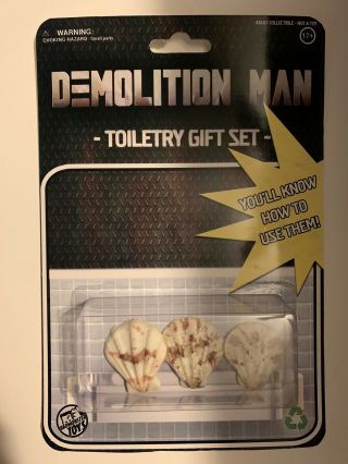 Demolition Man Three Seashells Gift Set Stallone Snipes Sci - Fi Action Figure