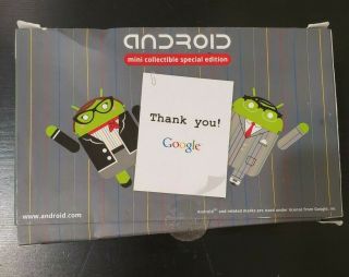 GOOGLE 2013 Executive Summit ANDROID Mini Collectible Special Edition Figure Set 3