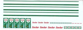 Sinclair Gas Station Decal Set