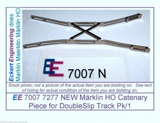 Ee 7007 7277 Exc Marklin Ho Catenary Piece 7007 7277 For Doubleslip Pk/1