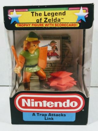 A Trap Attacks Link - 1988 The Legend Of Zelda Trophy Figure,  Nintendo