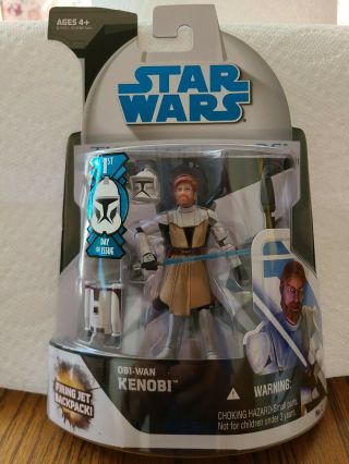 Star Wars The Clone Wars Obi - Wan Kenobi 2 First Day Of Issue 2008 On Card
