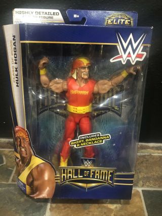 2014 Hulk Hogan Wwe Elite Hall Of Fame Class Of 2005 Figure