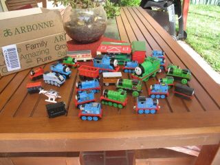 Mixed Box Of Thomas The Tank Engine Trains & Carriages