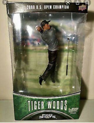 Tiger Woods 2000 Pga Champion Action Figure Doll With Card Upper Deck