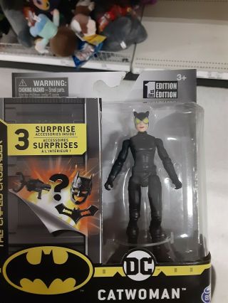 Spin Master Dc The Caped Crusader Catwoman 4 " Figure Misb In Hand