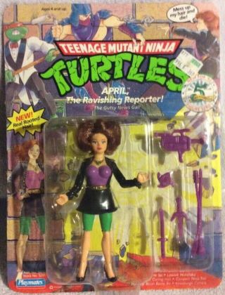 Teenage Mutant Ninja Turtles Tmnt April The Ravishing Reporter - Moc - 1992