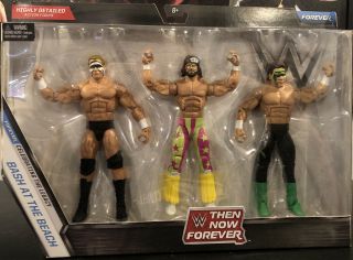 Wwe Mattel Elite 1996 Bash At The Beach 3pack Then Now Forever Sting Luger Macho