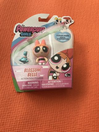 Blossom Belle The Powerpuff Girls Action Figurine Doll Mosc Spin Master 2017 Htf