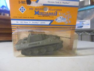 Roco Minitanks Ho Scale 102 German Tank V Panther In Package