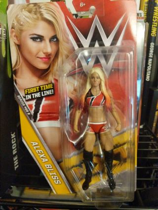 Wwe Alexa Bliss Action Figure Mattel Series 68 B First Time In Line