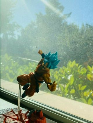 Anime Dragon Ball Z Saiyan Goku Blue Pvc Action Figure