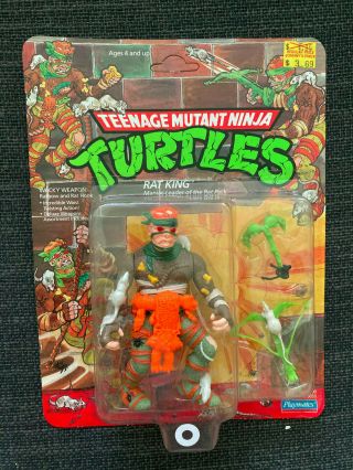 Tmnt Ninja Turtles Rat King 1989 Action Figure Playmates Unpunched