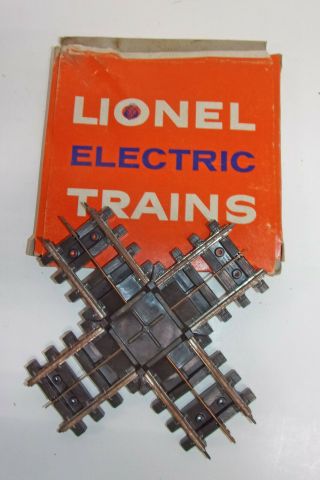Lionel Postwar Train 120 90 - Degree Crossing Track O Gauge