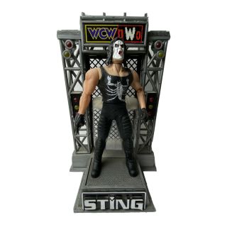 Vintage 1999 Sting Rumble N Roar Action Figure Wrestling Toy Wcw Nwo Marvel