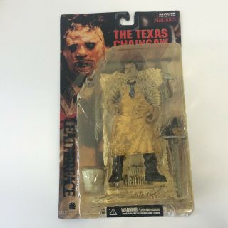 1998 Mcfarlane Toys Movie Maniacs The Texas Chainsaw Massacre Leatherface - Mosc