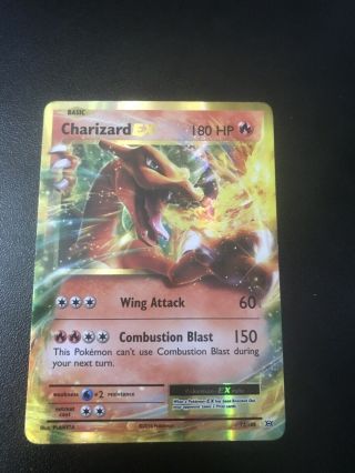 Charizard Ex Ultra Rare Pokemon Xy Flashfire Tcg Holo Foil Holographic 12/106 Lp