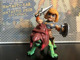Loyal Subjects He - Man & Battlecat Masters Of The Universe Loose Complete Motu