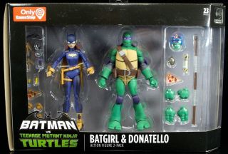 Dc Collectibles Batman Vs Tmnt - Batgirl And Donatello Gamestop Exclusive 2 - Pack