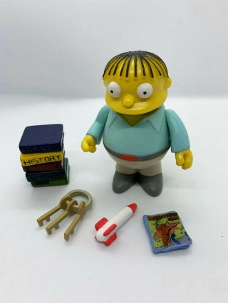 2001 The Simpsons Wos Interactive Figure - Ralph Wiggum - Series 4 - Complete